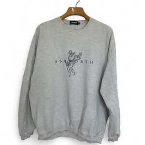 Vintage 90s Ashworth Gray Men's Sweater